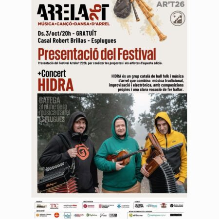 Arrela’t 2026 arrenca amb la presentació del programa i el Grup Hidra