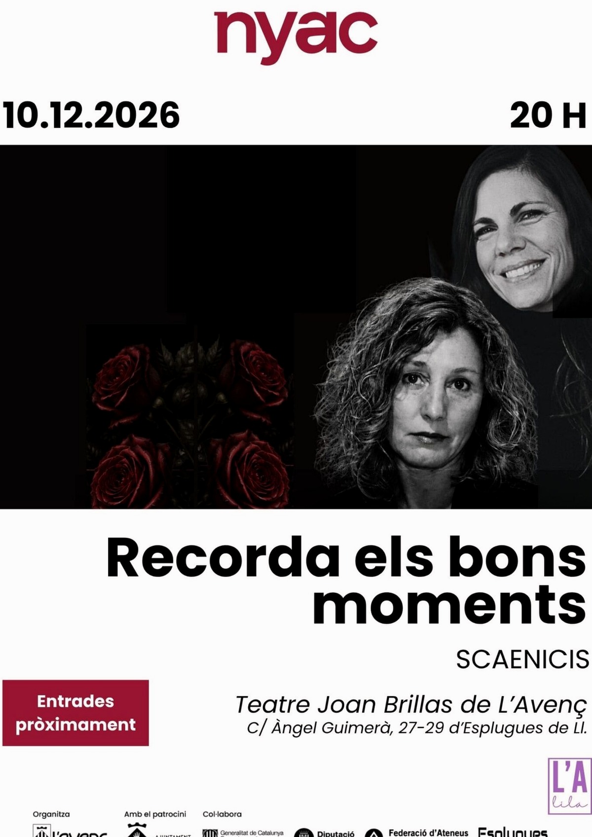 «Recorda els bons moments» posa el focus en la violència intragènere a L'Avenç