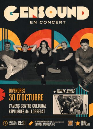 Gensound torna a L’Avenç amb el seu rock funk d’arrel espluguina