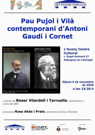 Una conferència rescata la figura de Pau Pujol i Vilà, el primer president de L’Avenç