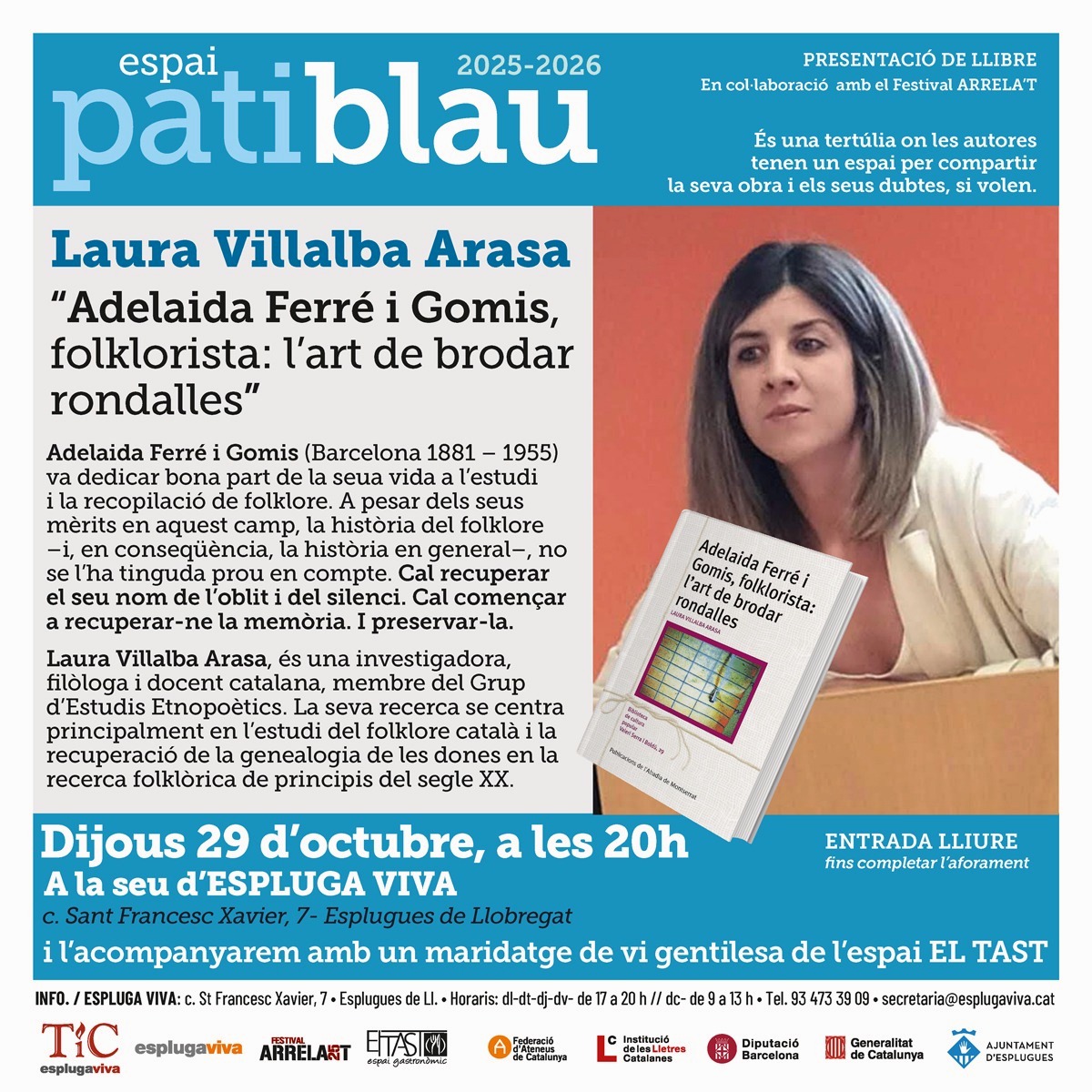 El Pati Blau rescata la folklorista Adelaida Ferré i Gomis